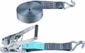 Produktbild: Connex Zurrgurt - Zweiteilig - 8 m x 50 mm - 4000 kg maximale Belastbarkeit - Mit Spannratsche & Spitzhaken - Aus Polyester / Spanngurt / Ladungssicherung / Ratschengurt / B34412
