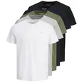 Produktbild: Jack & Jones T-Shirt JORJXJ 5er PACK (1-tlg) aus Baumwolle bunt L (52)