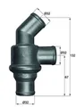 Produktbild: THERMOSTAT BMW 80C M10 1.5-2.0