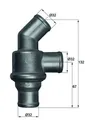 Produktbild: Thermostat Kühlmittel für BMW 3 5 1500-2000 1502-2002 Cabriolet Touring 1600 GT