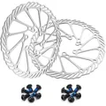 Produktbild: bicycle brake disc stainless steel pack MTB road bike BMX 160mm 180mm 203mm