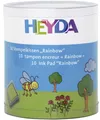 Produktbild: 10 HEYDA Stempelkissen-Set 'Rainbow', Klarsicht-Runddose