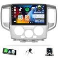 Produktbild: [4G+64G] Android 13 Autoradio für Nissan NV200 (2014-2018) mit Carplay Android Auto,9“ 1280 * 720P Touchscreen Radio mit Bluetooth 32EQ GPS WiFi FM/RDS MirrorLink Split Screen+Rückfahrkamera &Mic