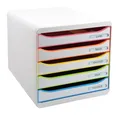 Produktbild: Generic Briefablage Schubladenbox Exacompta 309913D - weiß/bunt (1-St)
