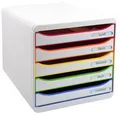 Produktbild: EXACOMPTA Schubladenbox BIG-BOX PLUS, 5 Schübe, harlekin