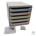 Produktbild: Exacompta 309913D Premium Ablagebox 5 Schubladen - an der Rückseite beschädigt