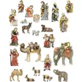 Produktbild: 23x FADEDA Mathias-Krippenfiguren / Höhe:9 cm / handbemalt / detailgetreue Krippen Figuren - Weihnachten Tisch Dekoration Krippe Zubehör