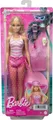 Produktbild: Blonde Barbie-Puppe mit Badeanzug und Strand-Accessoires