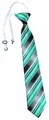 Produktbild: TigerTie Security Sicherheits Krawatte mint grün silber anthrazit grau gestreift