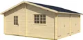 Produktbild: LASITA MAJA Garage Falkland (Set, Für 2 Fahrzeuge geeignet), Garage + 2 Holztoren