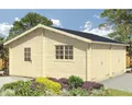 Produktbild: Doppelgarage Outdoor Life Falkland mit Holztoren 628,6 x 635 cm natur