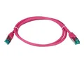 Produktbild: EFB-Elektronik RJ45 Patchkabel Cat.6A S/FTP LSZH magenta 1m Hersteller: EFB Elektronik (MK6001.1MA)