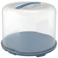 Produktbild: Rotho Kunststoff AG Rotho FRESH Tortenglocke XL, 26 cm Höhe, Kuchenglocke ideal zum sicheren Transport geeignet, Farbe: horizon blue 1046106161