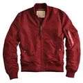 Produktbild: Alpha Industries Herren MA-1 TT Bomberjacke, Burgundy, XS