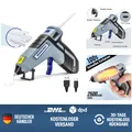 Produktbild: Akku Heißklebepistole kabellos 3,6V 20 Klebesticks USB Schnellaufheizung