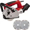 Produktbild: Einhell Mauernutfräse TC-MA 1300 (Leerlaufdrehzahl 9.000 Min-1, Max. Nutbreite 26 mm, 30 mm, Spindelarretierung, Inkl. 2x Trennscheibe Ø 125 mm), 1320 W