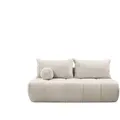 Produktbild: Fun Möbel Schlafsofa, Creme, Textil, 205x97x85 cm, Wohnzimmer, Sofas & Couches, Schlafsofas