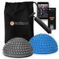 Produktbild: Balance Igel Set – 2x Halbkugel + Video, Poster, Pumpe & Tasche – Premium Set