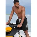 Produktbild: Badeshorts CHIEMSEE, Herren, Gr. M (50), N-Gr, schwarz, Microfaser, Polyester, unifarben, Badehosen Badeshorts, sportliche Bade-Shorts, elastischer Bund, mit Außenkordel