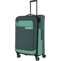 Produktbild: Travelite Reisekoffer Viia, erweiterbar, eukalyptus, Weichschale, 4 Rollen, 91 Liter, 47 x 77 x 30cm