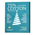 Produktbild: 75 Baumwolle 25 Leinenpapier, 85 g/m², Laserdruckpapier, A4-Format, Weiß, 100...