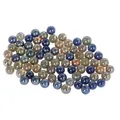 Produktbild: Bartl Glasmurmeln Metallic 17 mm 200 Stück Dekomurmeln Murmeln Spielkugeln