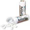 Produktbild: 12x Miradent Xylitol Chewing Gum Zahnpflegekaugummis 30 Stück Dose zimt (12x 30g)