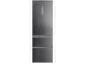 Produktbild: HAIER HTW5618CNMP 3D 60 SERIE 5 Kühlgefrierkombination (C, 360 l, 1850 mm hoch, Dark Inox)