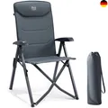 Produktbild: Campingstuhl Faltbar 4 Positionen Alu 5,8kg 72t x 60b x 112h cm für Outdoor