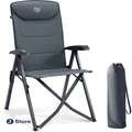Produktbild: Campingstuhl Faltbar 4 Positionen Alu 150kg Tasche