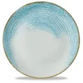 Produktbild: Churchill Super Vit Studio Prints Homespun Accents Flache Coup Teller, 26 cm, 12 Stück, Aquamarin, Rund