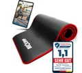 Produktbild: NEOLYMP Fitnessmatte Fitnessmatte 61cm breit – extra dick und rutschfest (Sportmatte mit Tragegurt), rutschfest, gelenkschonend, schalldämpfend, langlebig, Stoffkanten