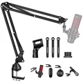 Produktbild: Aokeo AK-35 Microphone Stand Arm for Blue Yeti, Blue Snowball, HyperX QuadCast, SoloCast, Elgato Wave, Broadcast, Studio Program Recording