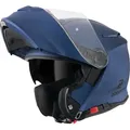 Produktbild: Bogotto Motorradhelm H271 Klapphelm, integriertes Sonnenvisier blau XS