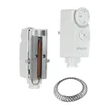 Produktbild: ENVIRON- Anlegethermostat Regelbereich 0-90°C mit Spannfeder | Anlegethermostat mit Drehknopf und Schraubenfeder, analoger Rohranlegethermostat für Heizung und Kühlung
