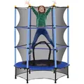 Produktbild: Homcom Kindertrampolin, Blau, Kunststoff, Metall, 140x140 cm, Outdoor Spielzeug