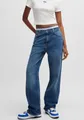 Produktbild: HUGO Blue Straight-Jeans Elyah Straight Fit Jeans mit hoher Leibhöhe, Tall Länge 36