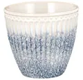 Produktbild: Greengate Becher Greengate Latte Cup ALICE RIPPLE BLUE Blau