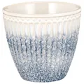 Produktbild: Greengate Latte Cup Becher ALICE RIPPLE BLUE Blau Everyday Geschirr 300 ml