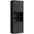 Produktbild: mokebo Bad Hochschrank Der Kapitän Badezimmerschrank in 180x65x34 HxBxT in cm in Anthrazit