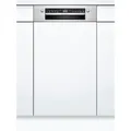 Produktbild: Bosch SPI2IKS10E Serie 2 Geschirrspüler Teilintegriert, 45 cm, Edelstahl, 78 kWh pro 100 Zyklen, 9 MGD, Extra Trocknen, Vario Besteckkorb, Home Connect