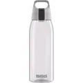 Produktbild: Sigg - Tritan Trinkflasche - Total Color ONE Transparent - Für Kohlensäurehaltige Getränke Geeignet - Spülmaschinenfest - Auslaufsicher - Leicht - BPA-frei - 1L