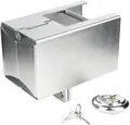 Produktbild: STEMA Kastensicherung Diebstahlsicherung Safety-Box XL (Packung, 2-tlg., Kastensicherung, Schloss), Für Anhänger im an- und abgekuppelten Zustand
