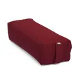 Produktbild: bodhi Salamba (rechteckig) Yoga-Bolster ECO, Dinkelhülsen  Bordeaux