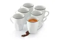Produktbild: SÄNGER Becher Bilgola Black Rim Kaffeebecher Set, 6-tlg., Porzellan, (6-teilig), 220ml, 6 Personen, Premium Collection