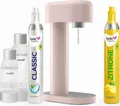 Produktbild: Sparangebot: Ruby Wassersprudler (Rosa) + CO2-Zylinder Zitrone