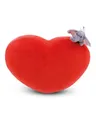 Produktbild: NICI Kissen Love Elefant herzförmig 42x27cm mit Kuscheltier Elefant 12cm rot - Flauschiges Kuscheltierkissen für Jungen, Mädchen, Babys und Kuscheltierliebhaber; ideal für Zuhause oder Kindergarten