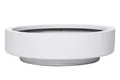 Produktbild: Pflanzschale Dekoschale rund Fiberglas Weiß Matt ESCADA LOW 9x30 cm