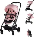Produktbild: Chipolino Kinderwagen Revolut, Sitz 360 Grad drehbar, verstellbar, EVA-Reifen rosa