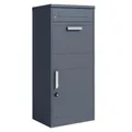 Produktbild: ESTEXO Briefkasten Paketkasten Premium Paketbox Standbriefkasten Standpaketkasten Paketbriefkasten Postbox Anthrazit Briefbox